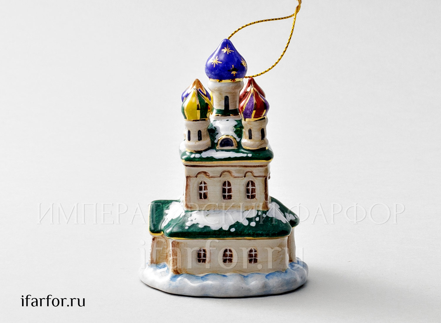 Елочная игрушка «Церквушка»