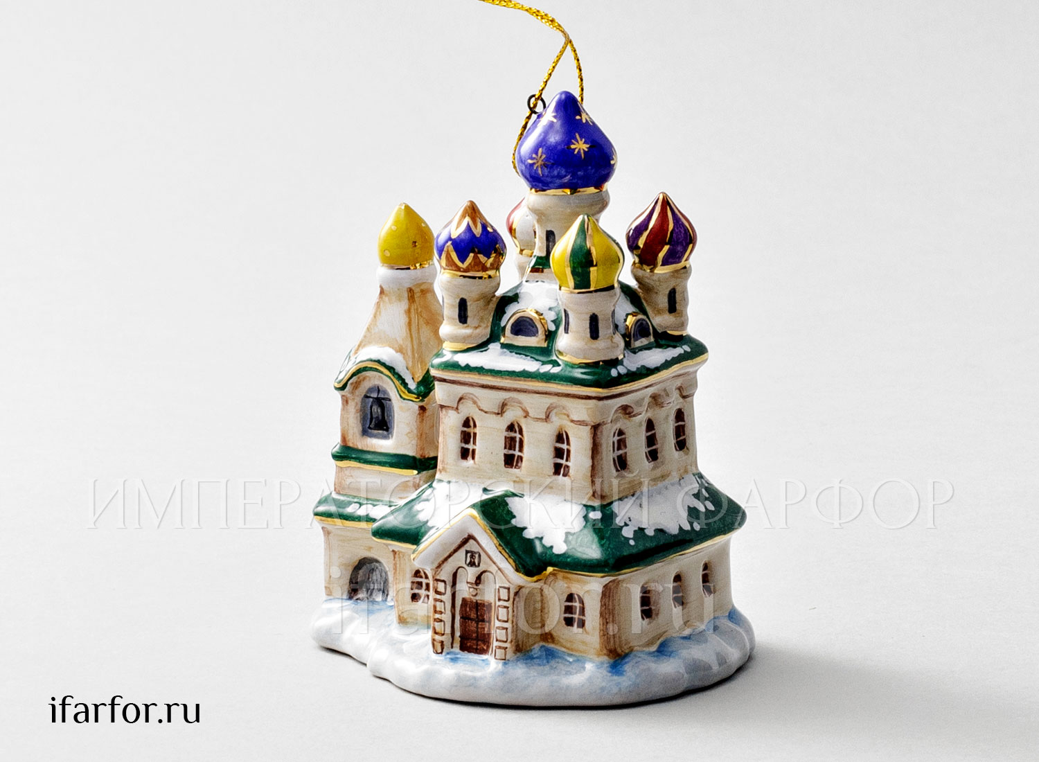 Елочная игрушка «Церквушка»