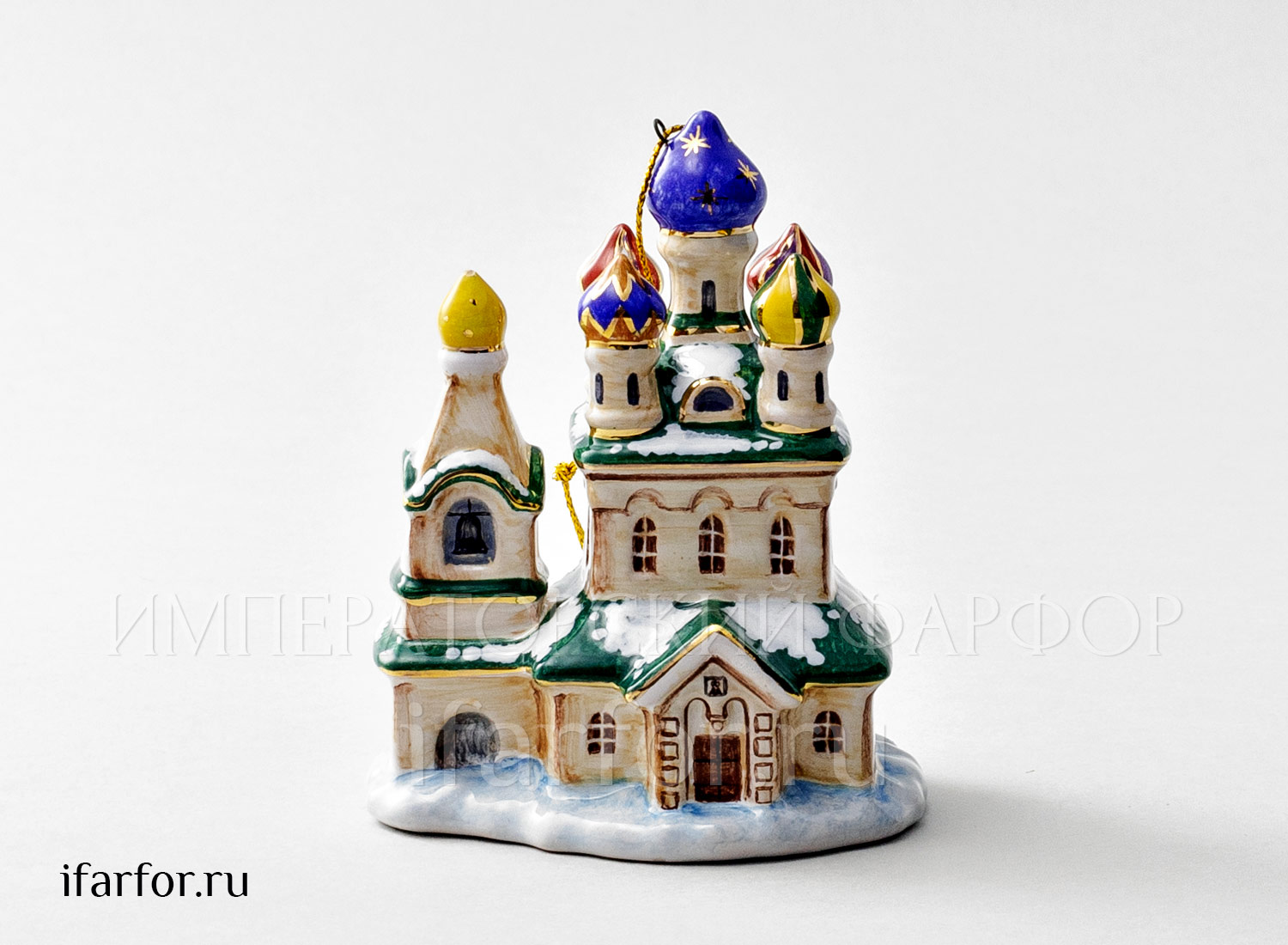 Елочная игрушка «Церквушка»