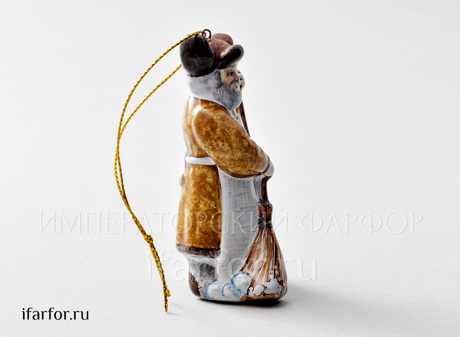Елочная игрушка «Дворник»