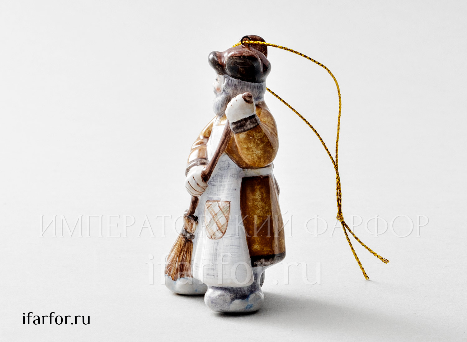 Елочная игрушка «Дворник»