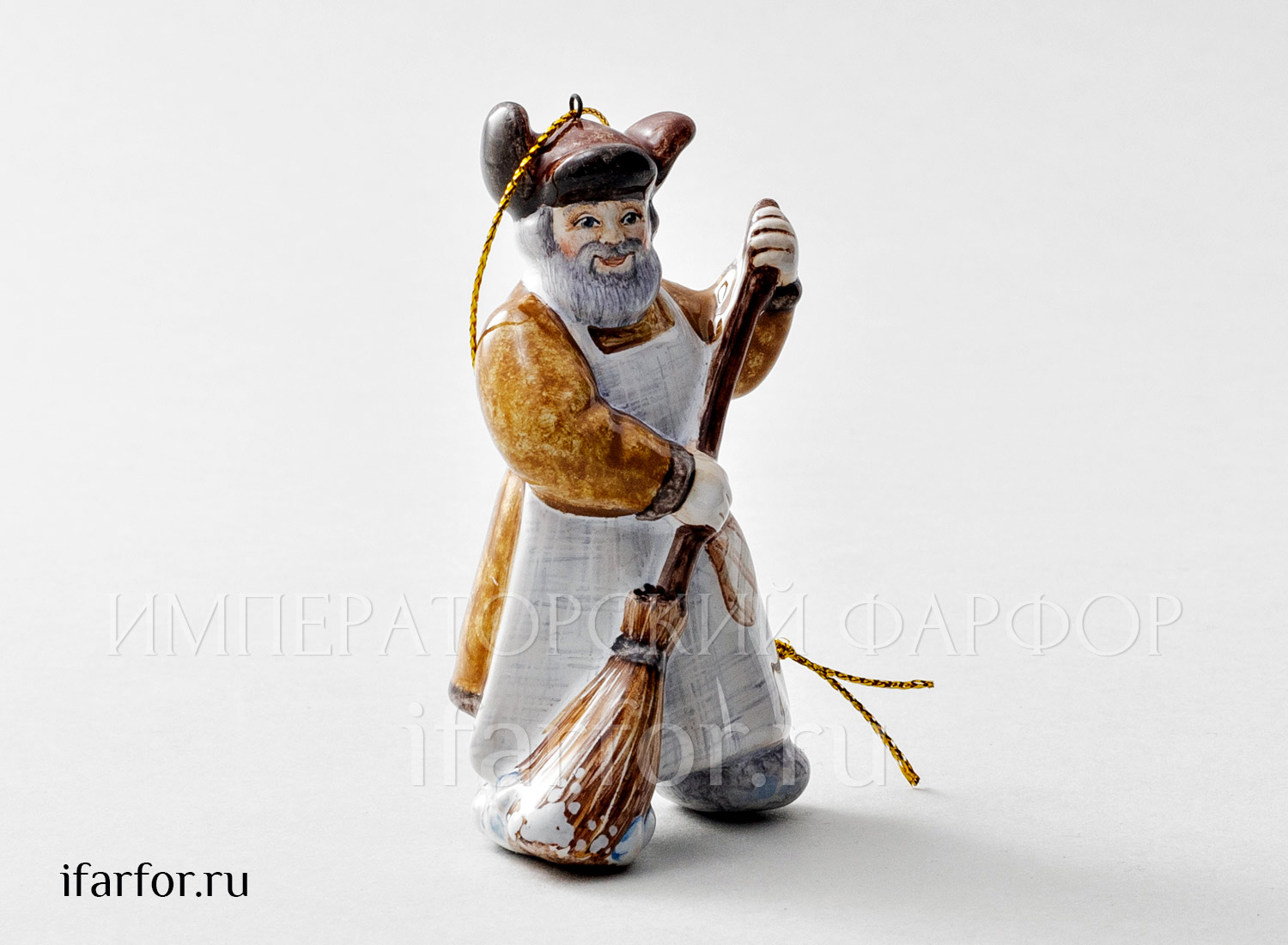 Елочная игрушка «Дворник»
