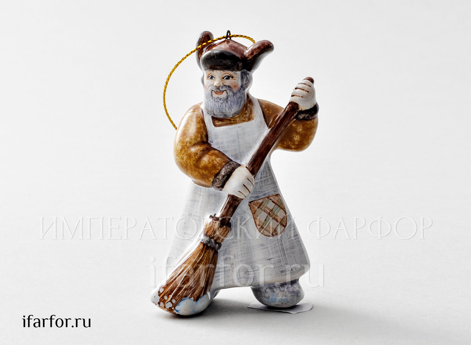 Елочная игрушка «Дворник»