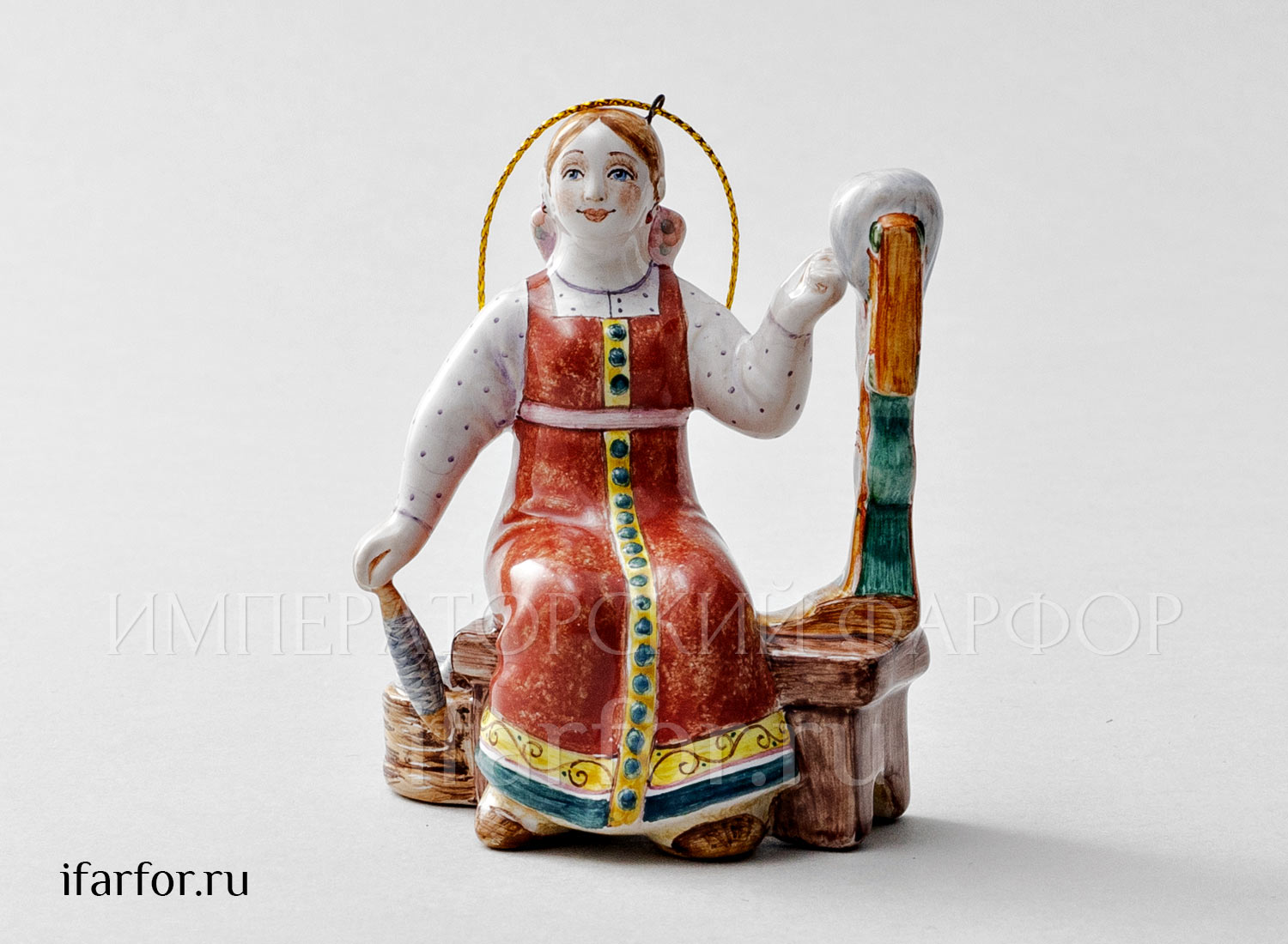 Елочная игрушка «Пряха»