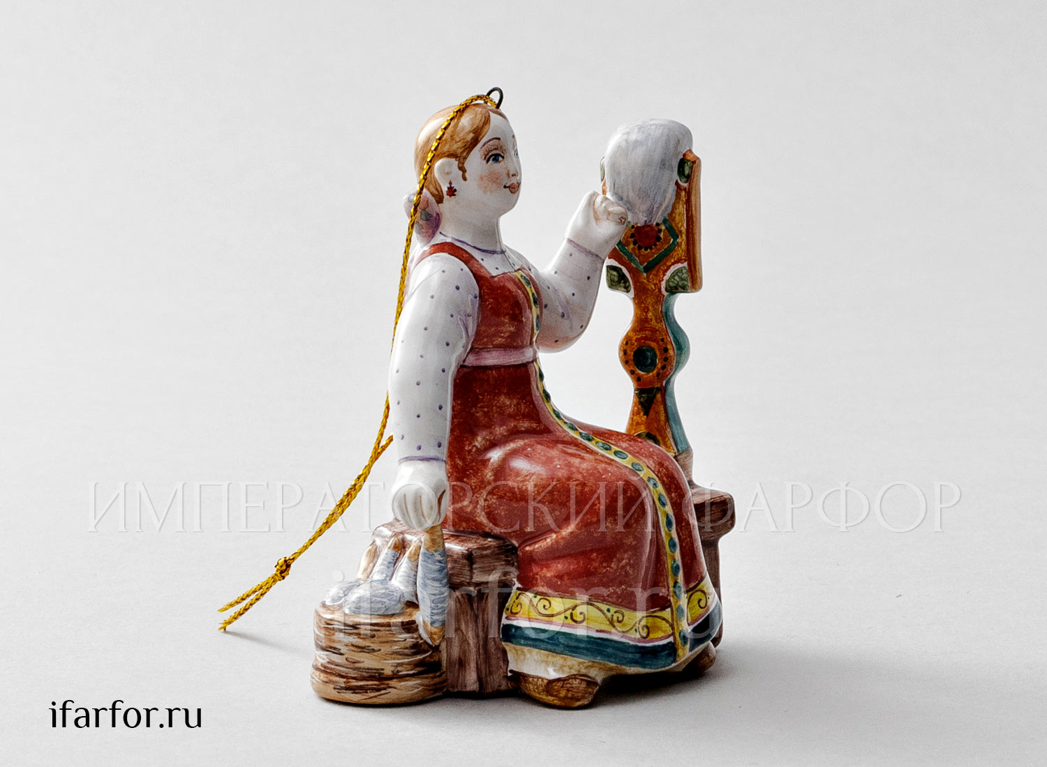 Елочная игрушка «Пряха»