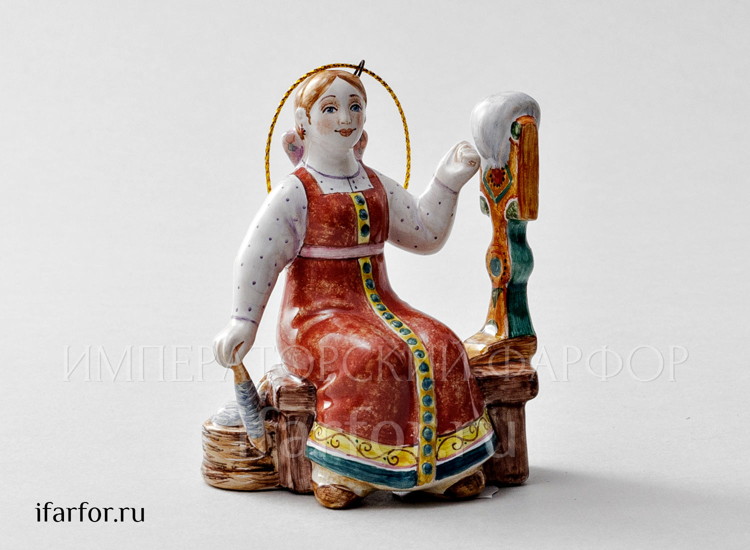 Елочная игрушка «Пряха»