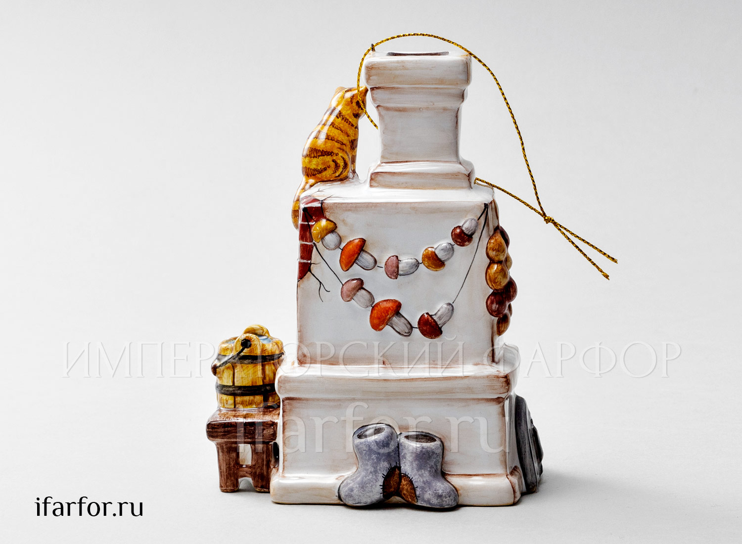 Елочная игрушка «Русская печь»