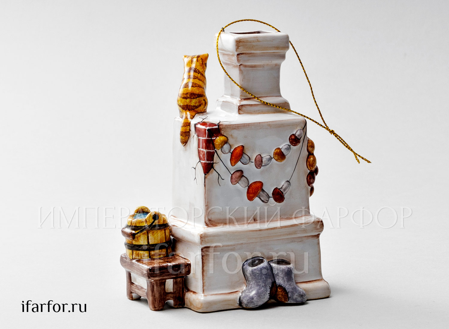 Елочная игрушка «Русская печь»