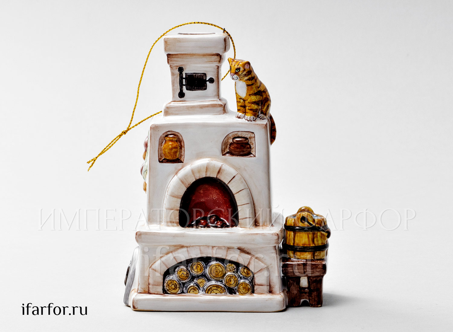Елочная игрушка «Русская печь»