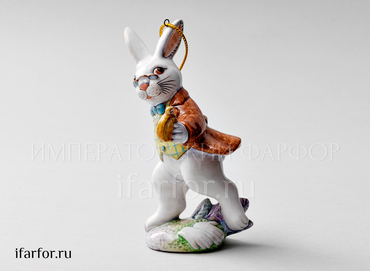 Елочная игрушка «Белый Кролик»