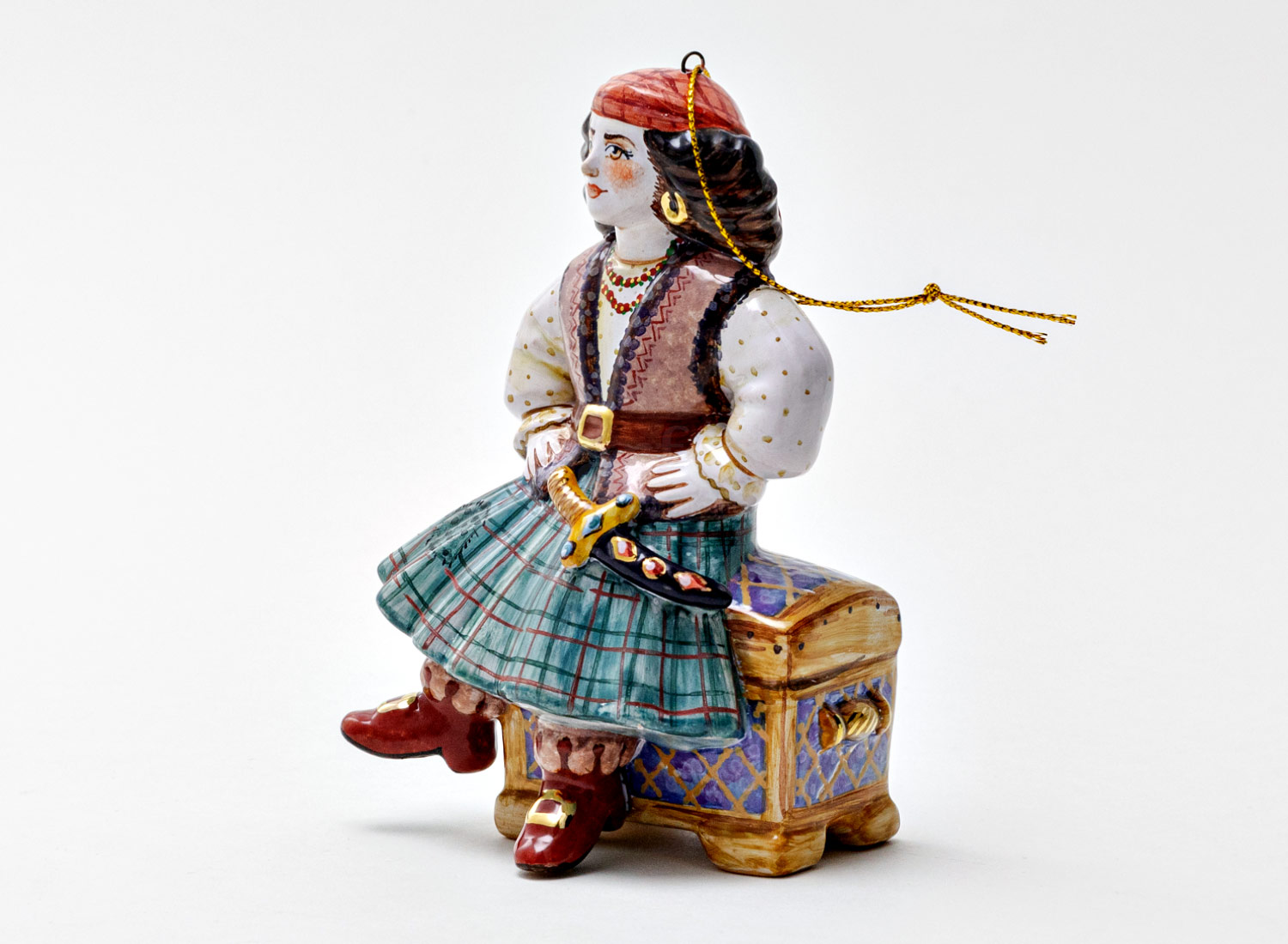 Елочная игрушка «Маленькая разбойница»