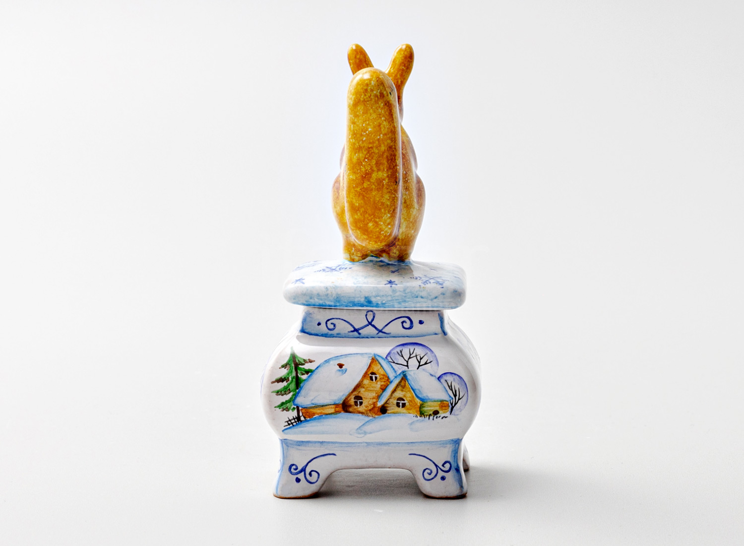 Шкатулка «Шкатулка с белочкой. Зима»