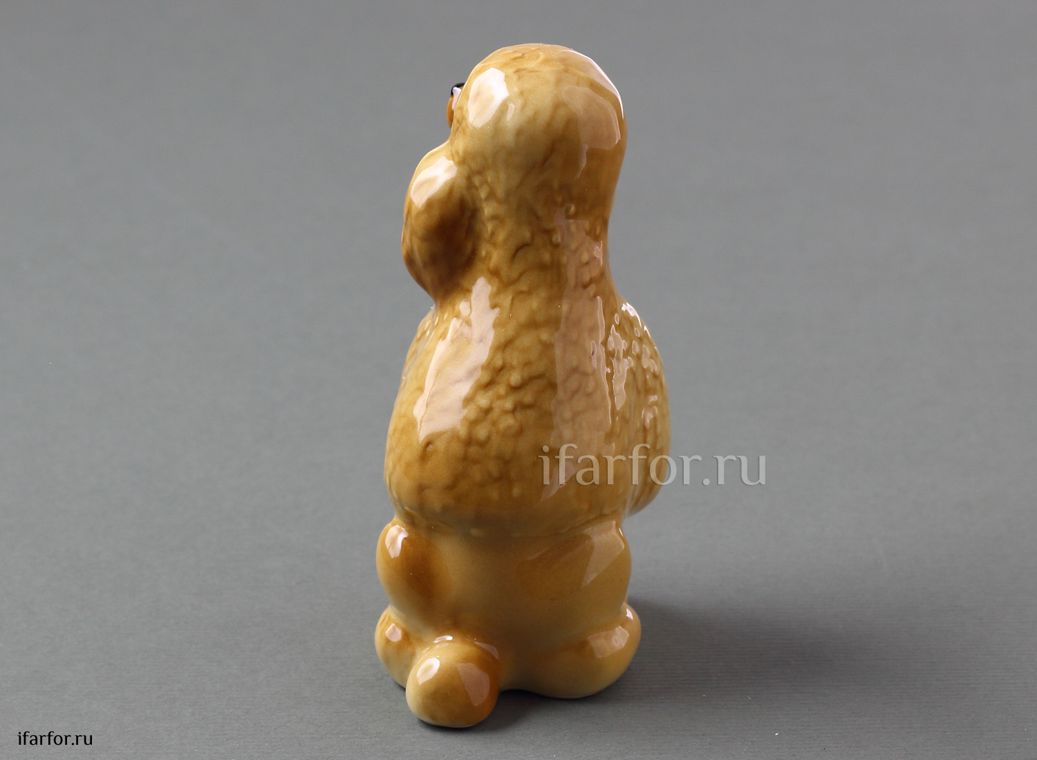 Скульптура «Пудель рыжий»