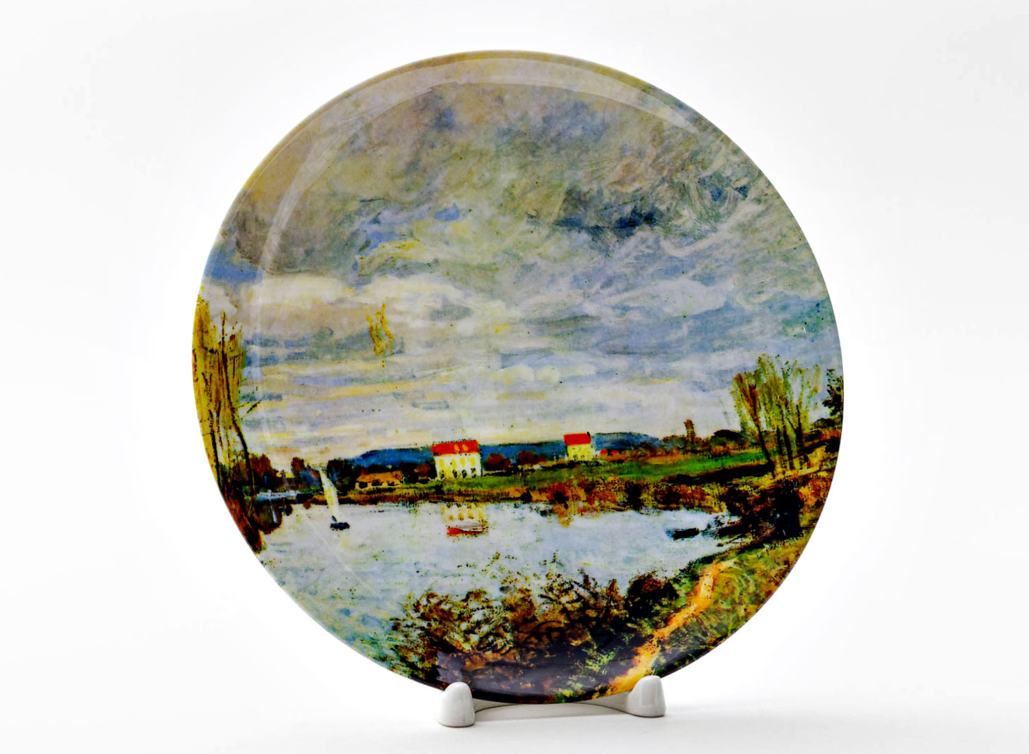 Декоративная тарелка «The Seine at Argenteuil Sun»