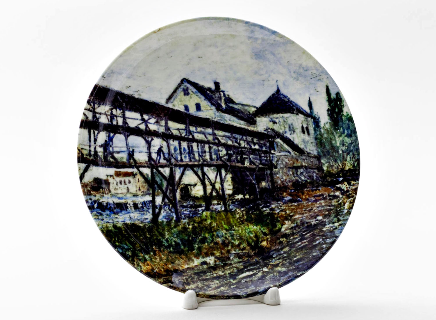 Декоративная тарелка «Provenchers mill at Moret»