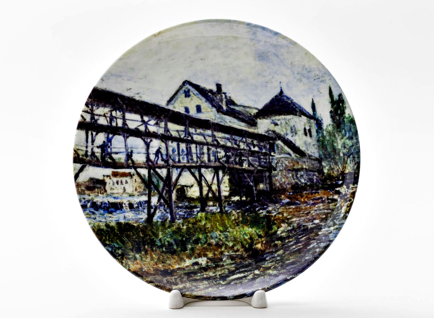 Декоративная тарелка «Provenchers mill at Moret»