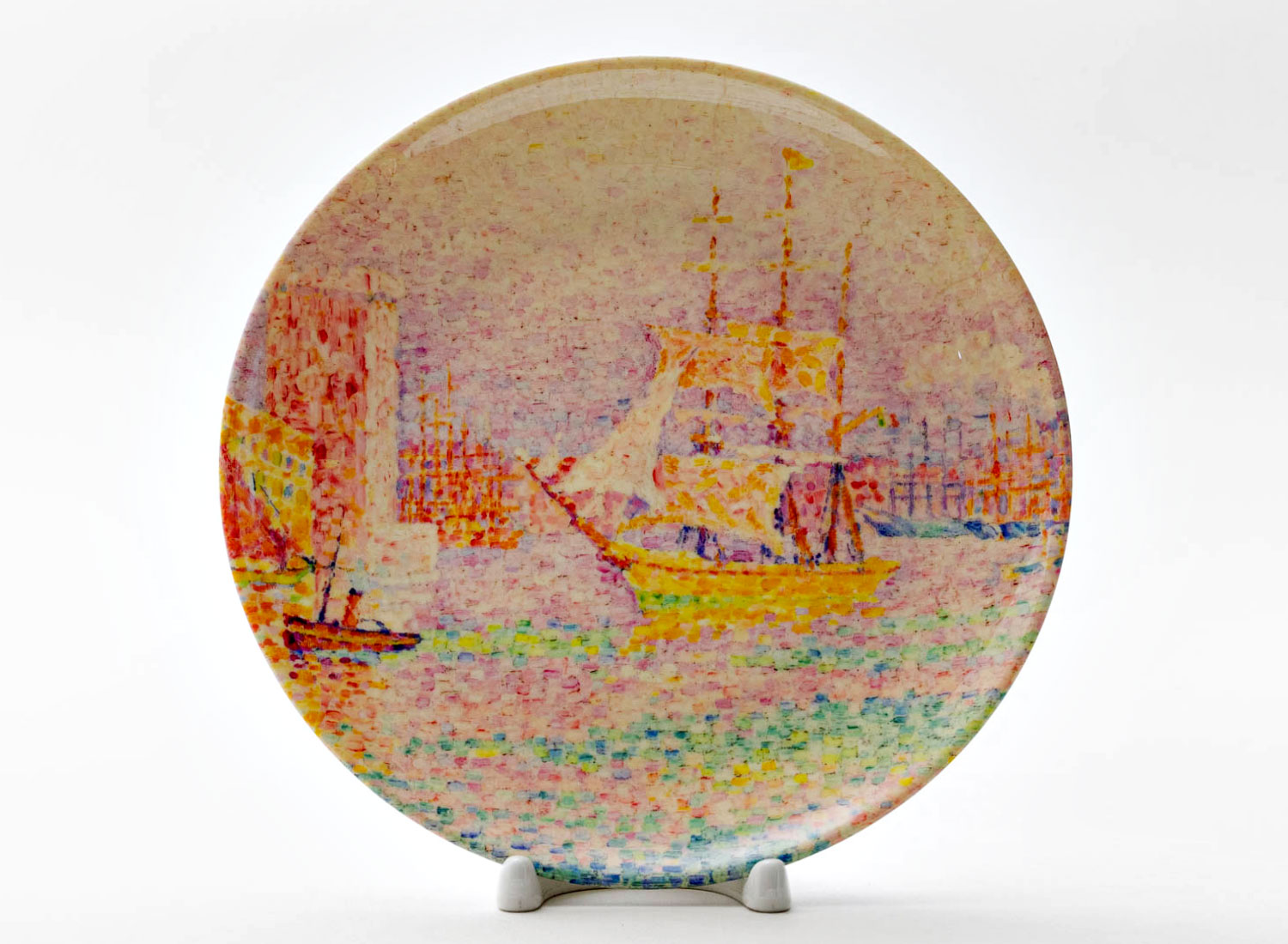 Декоративная тарелка «The Harbour at Marseilles»