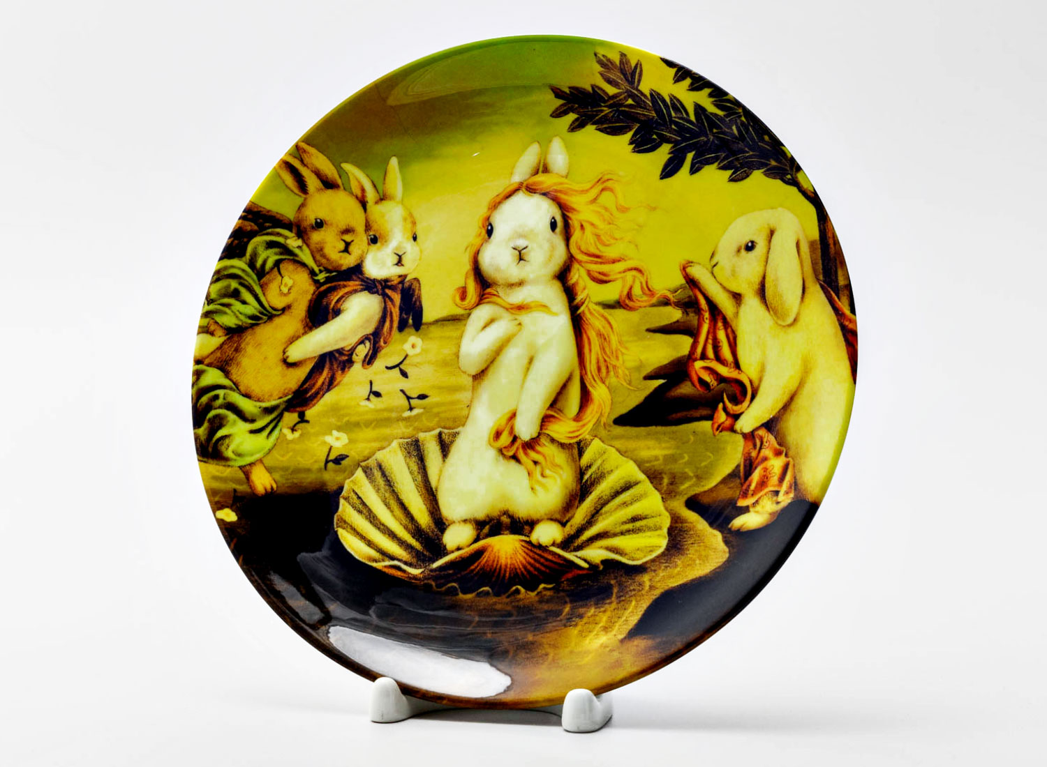 Декоративная тарелка «Рождение крольчихи»