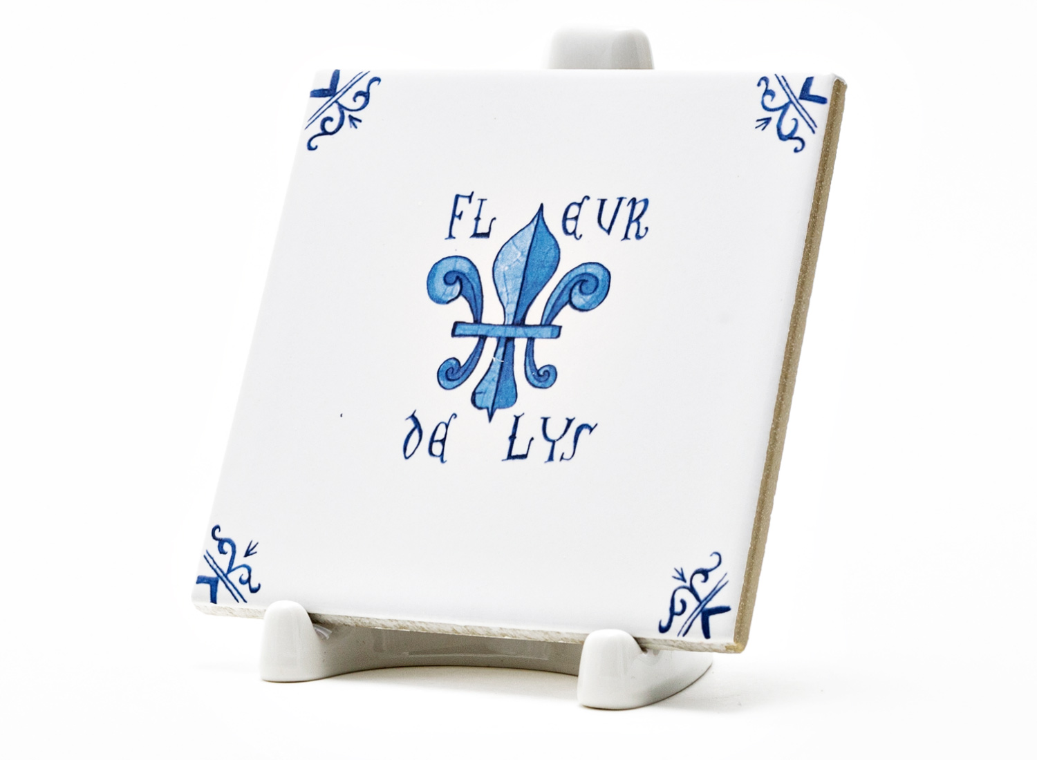 Изразец «Голландский. Fleur de Lys»