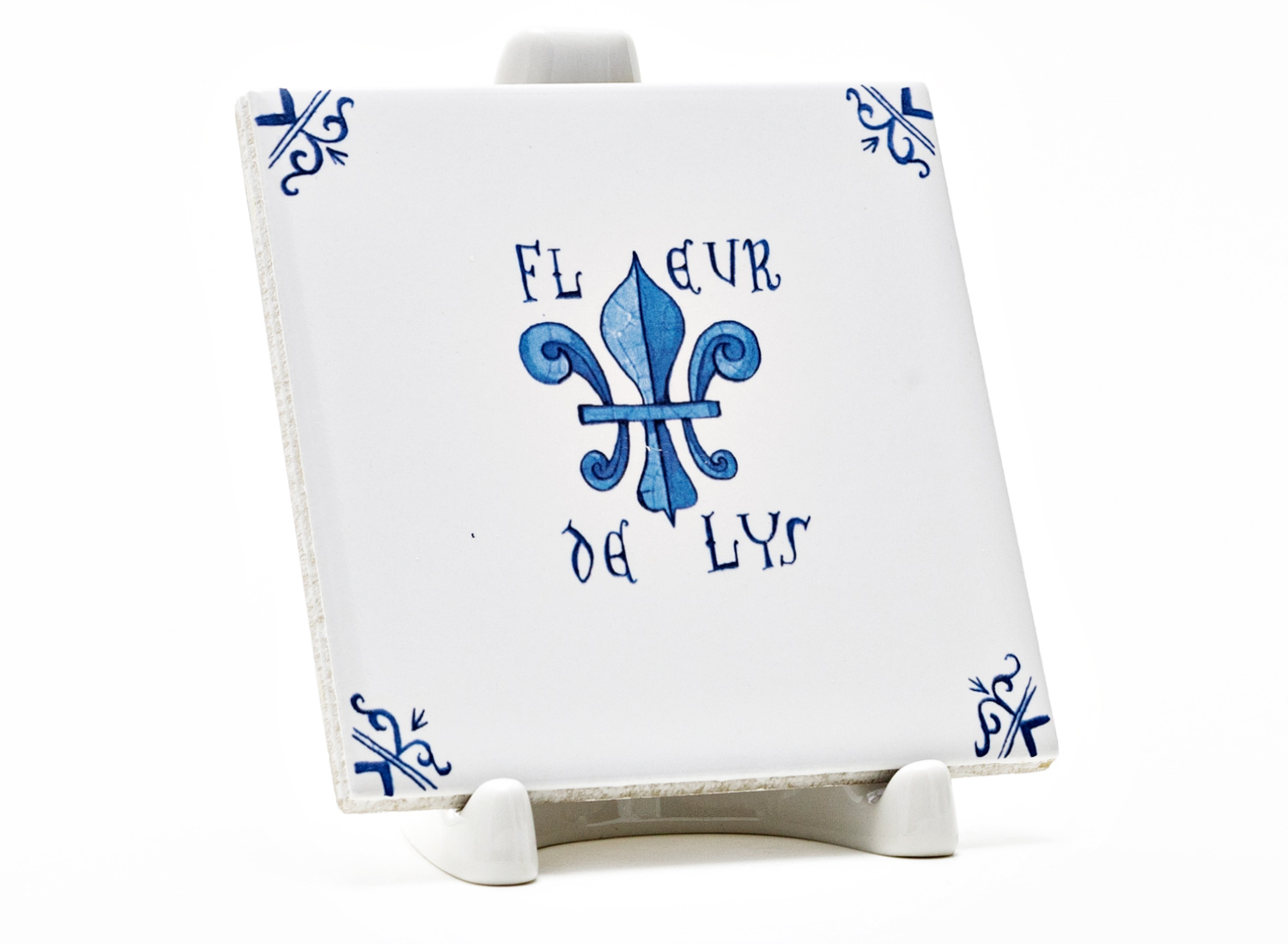 Изразец «Голландский. Fleur de Lys»