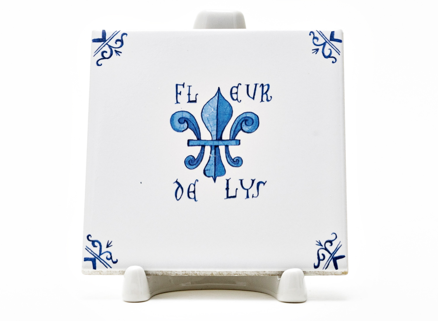 Изразец «Голландский. Fleur de Lys»
