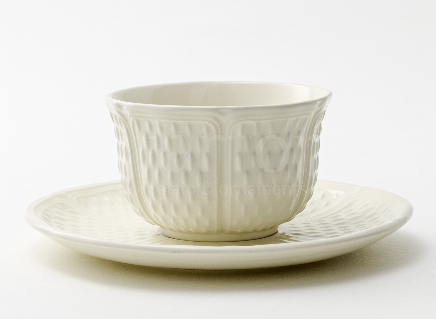 Чашка с блюдцем чайная «PONT AUX CHOUX WHITE» 1/2