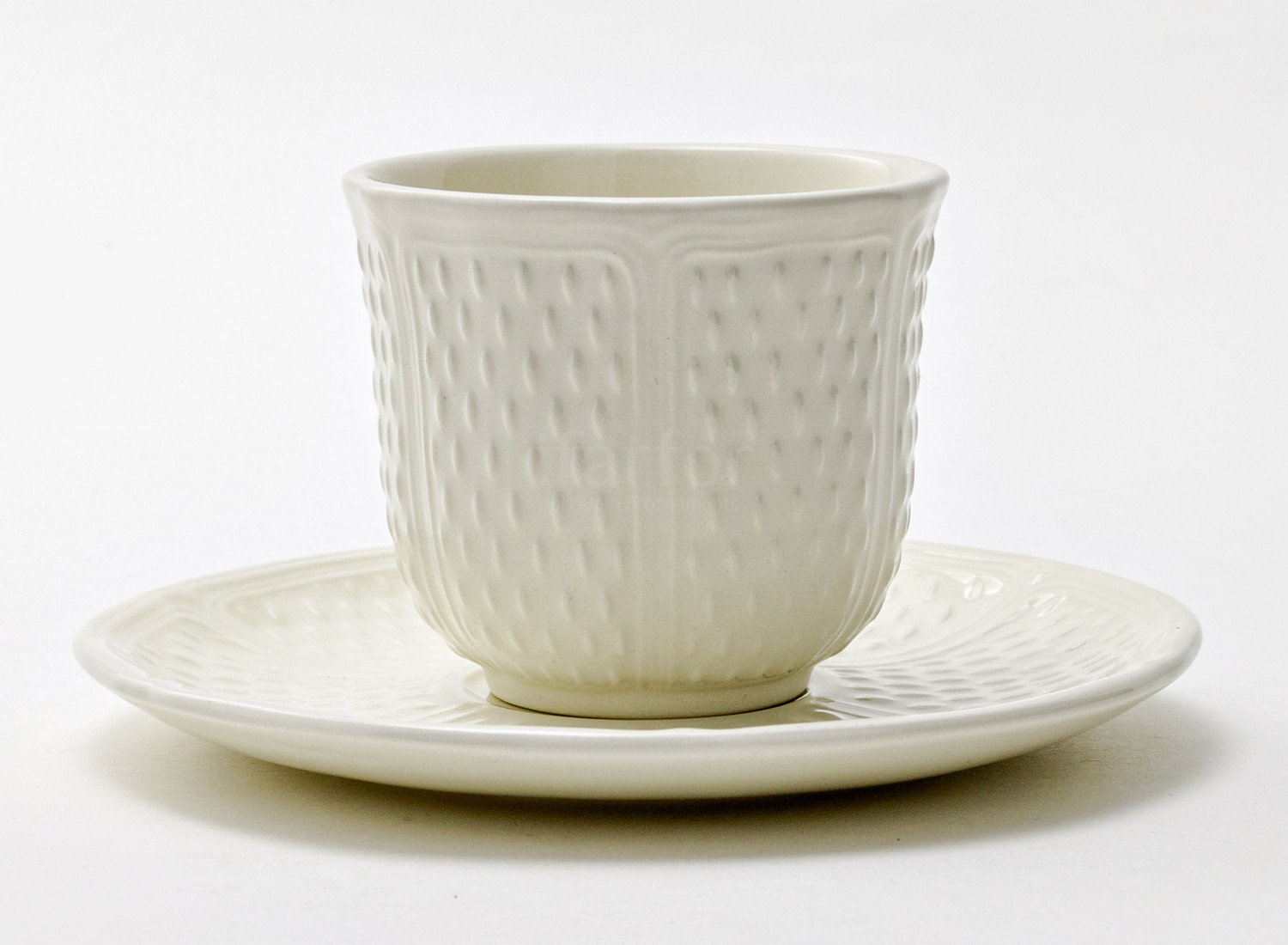 Чашка с блюдцем чайная «PONT AUX CHOUX WHITE» 1/2