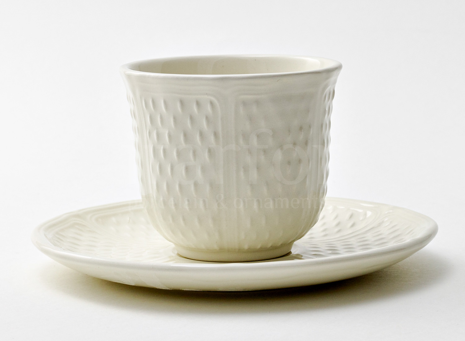 Чашка с блюдцем чайная «PONT AUX CHOUX WHITE» 1/2