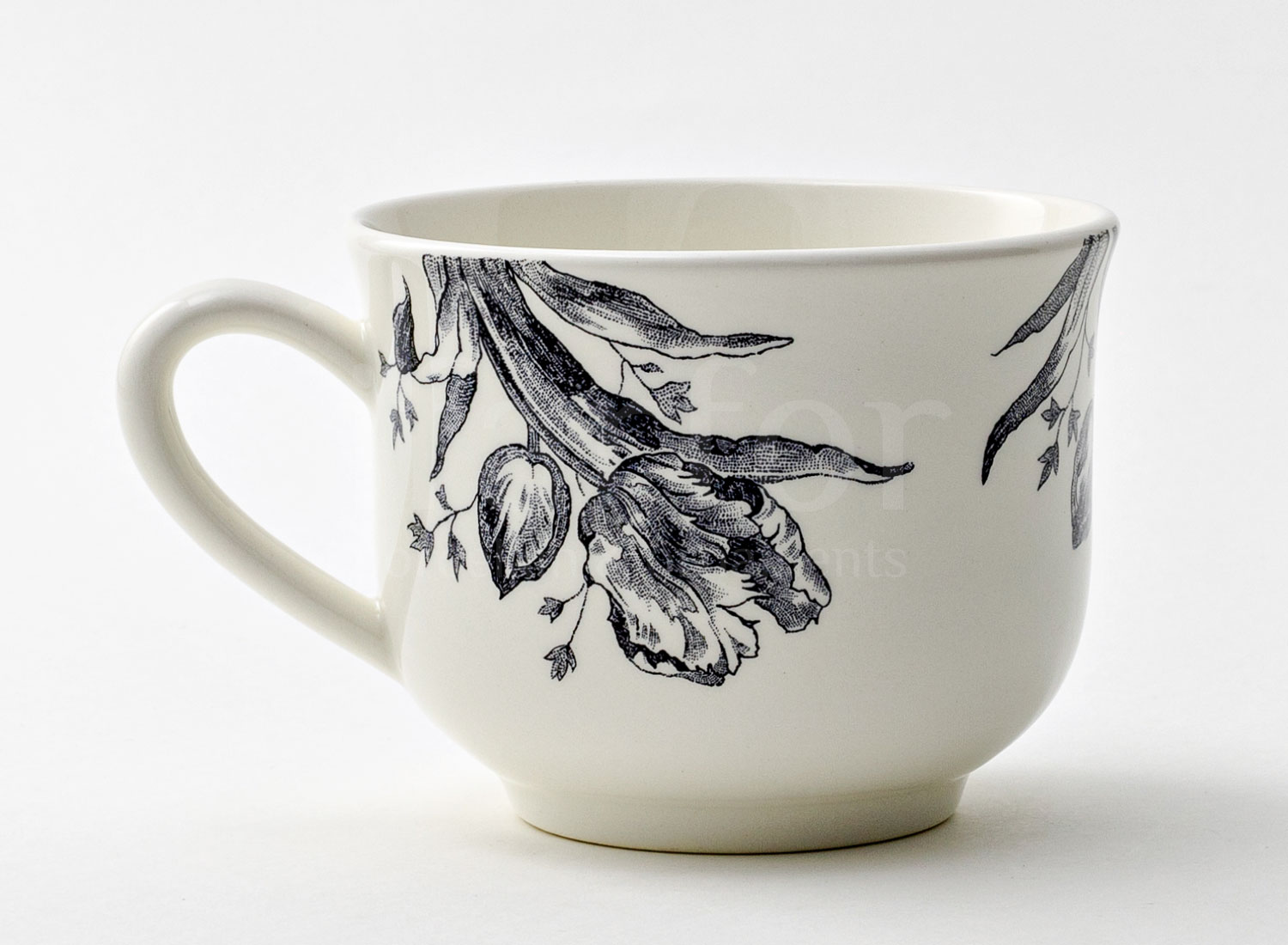 Чашка для завтрака «TULIPES NOIRES»