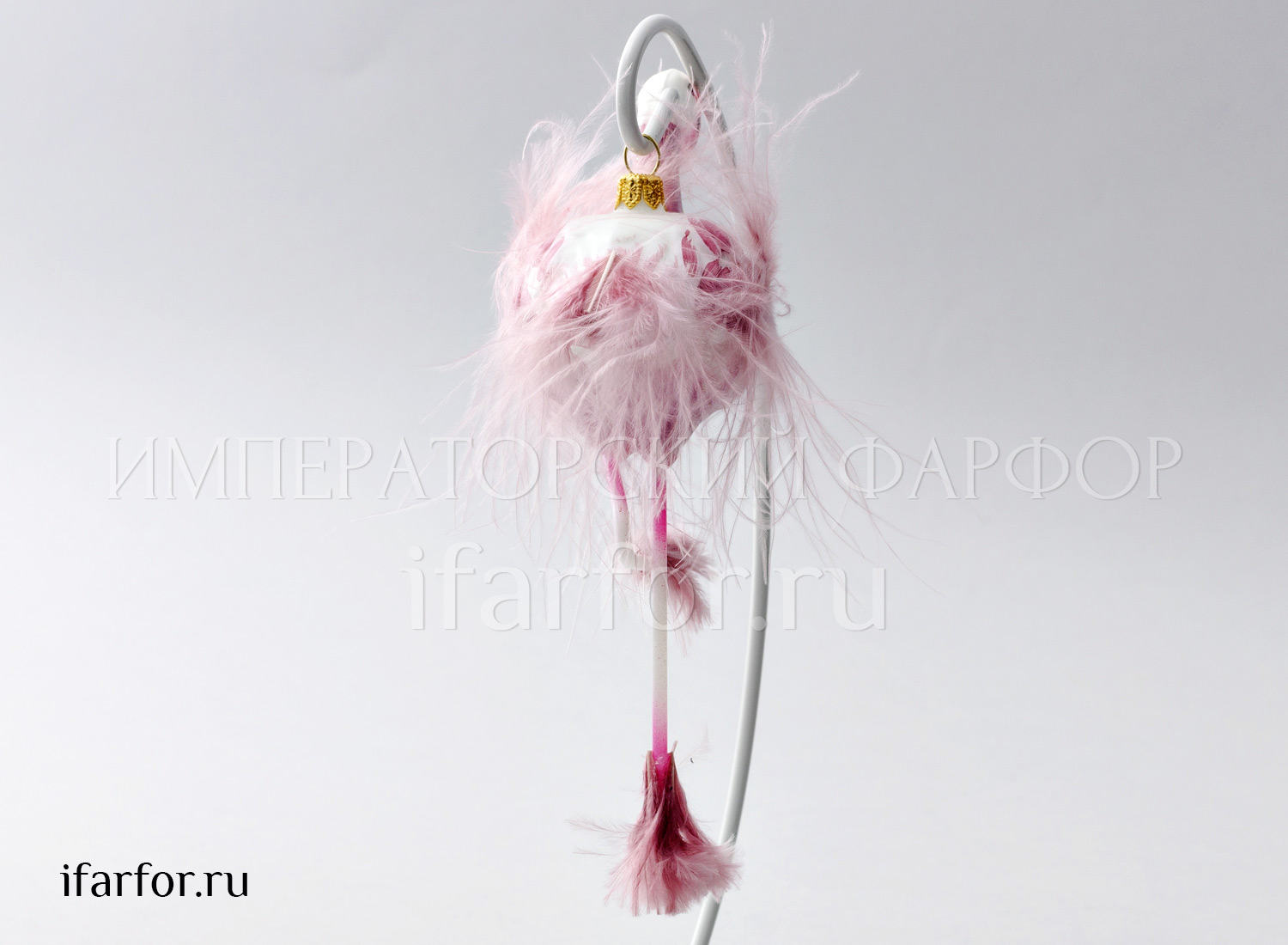 Елочная игрушка «Фламинго»
