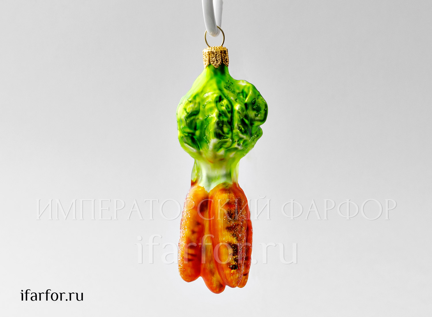 Елочная игрушка «Морковь»