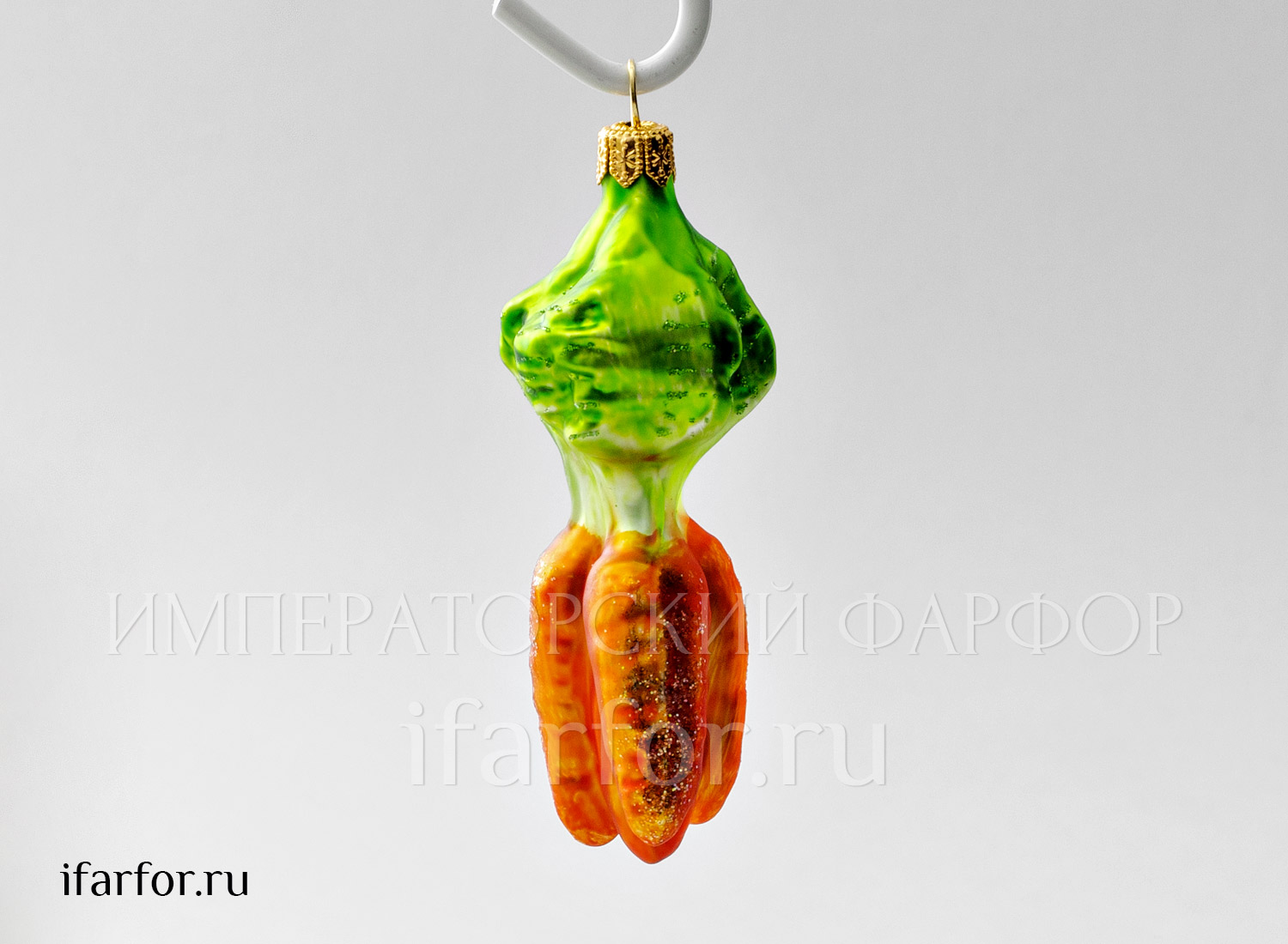 Елочная игрушка «Морковь»