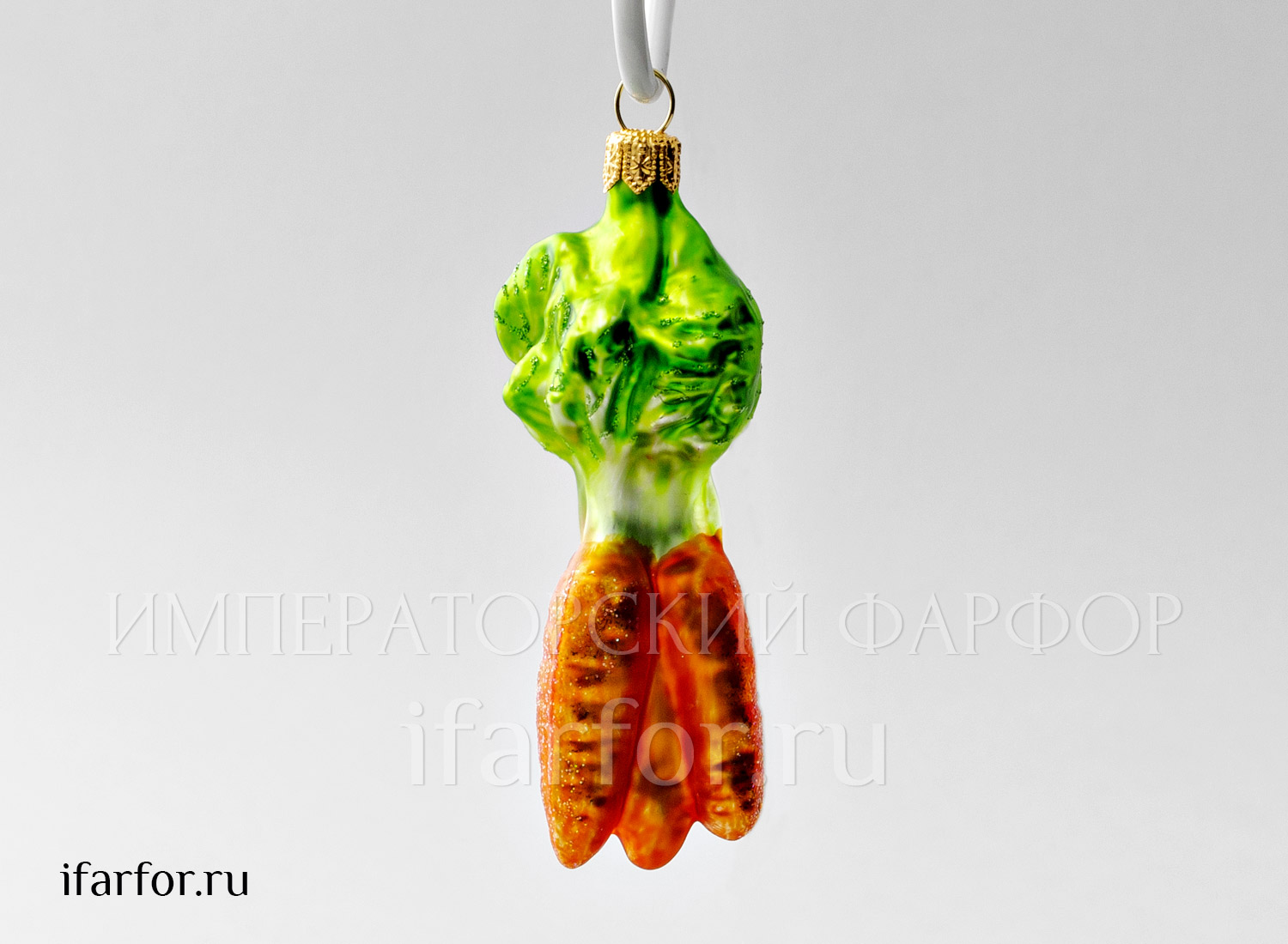 Елочная игрушка «Морковь»