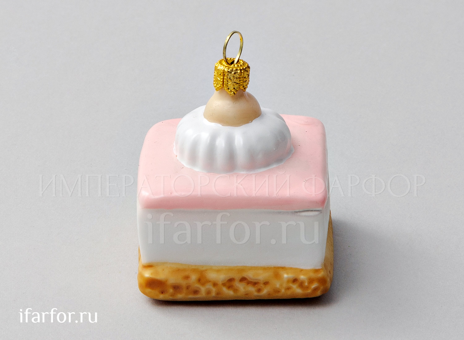 Елочная игрушка «Тортик»
