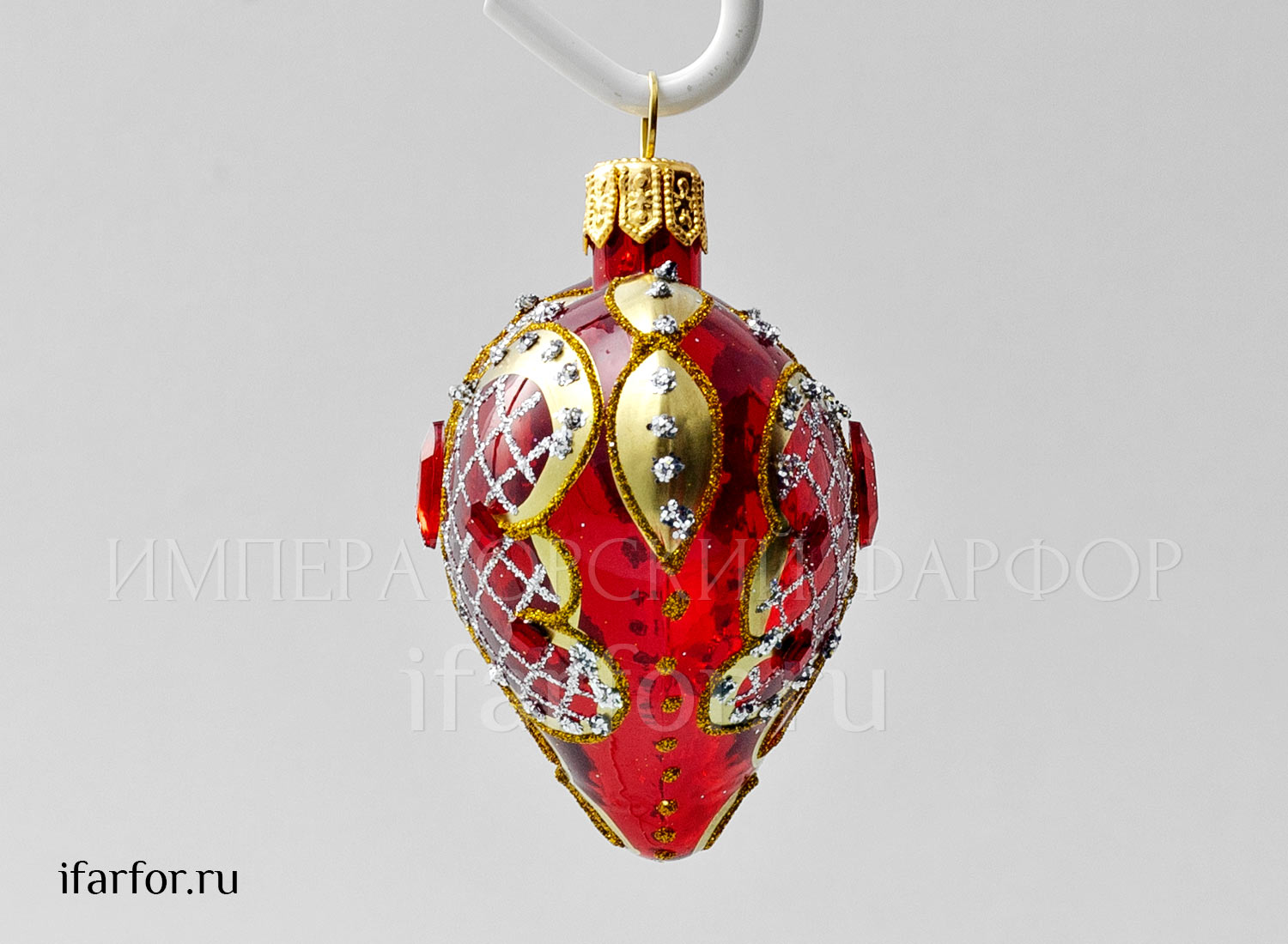Елочная игрушка «Сердечко»