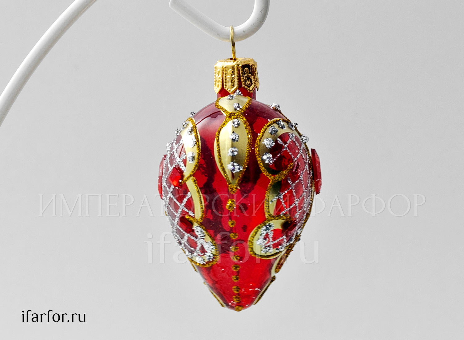 Елочная игрушка «Сердечко»