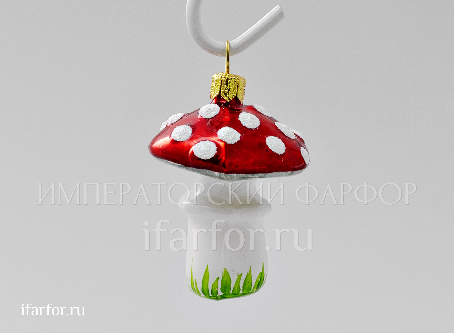 Елочная игрушка «Грибы. Мухомор»
