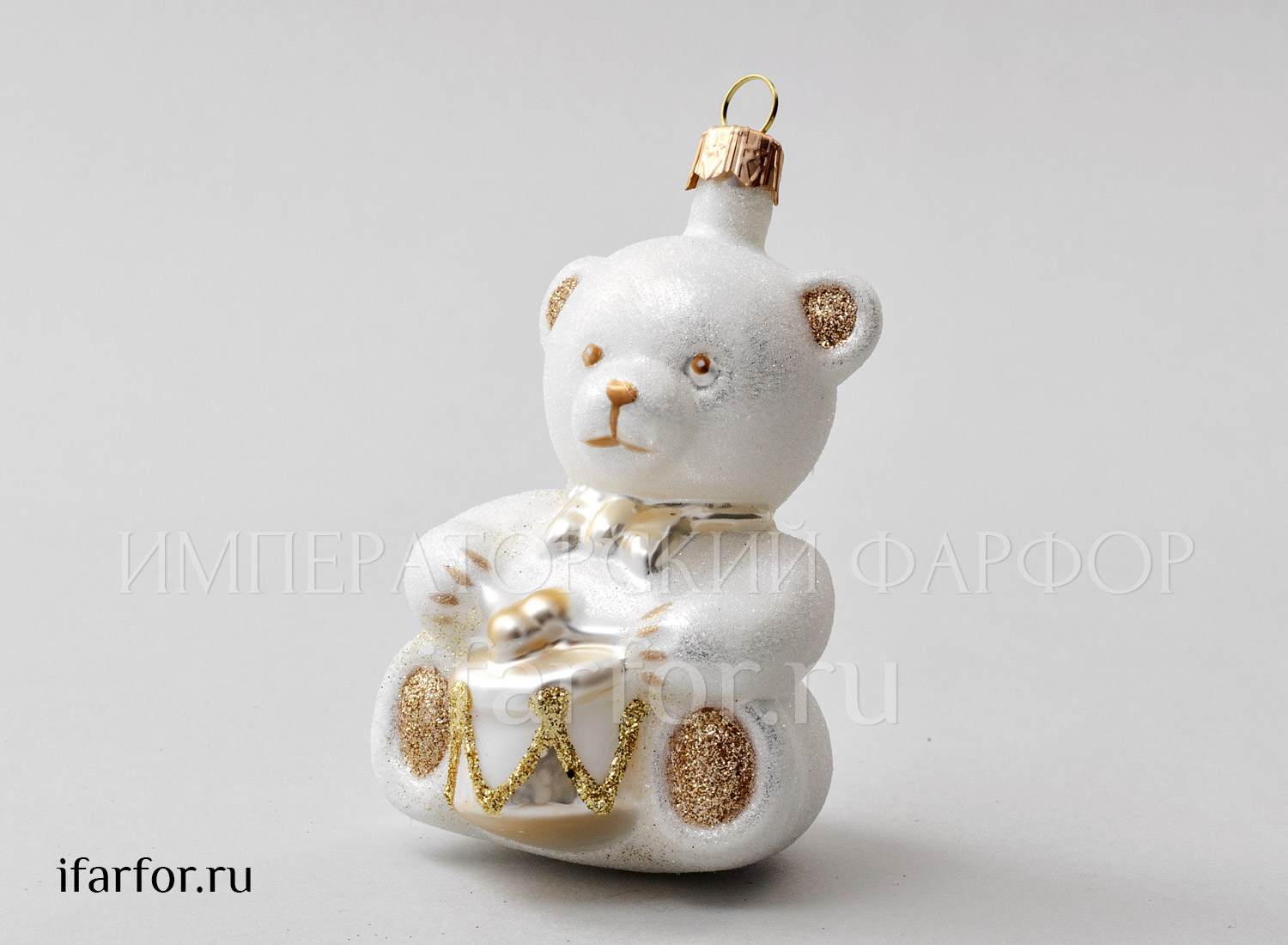 Елочная игрушка «Мишка Тедди. Мишка Тедди с барабаном»