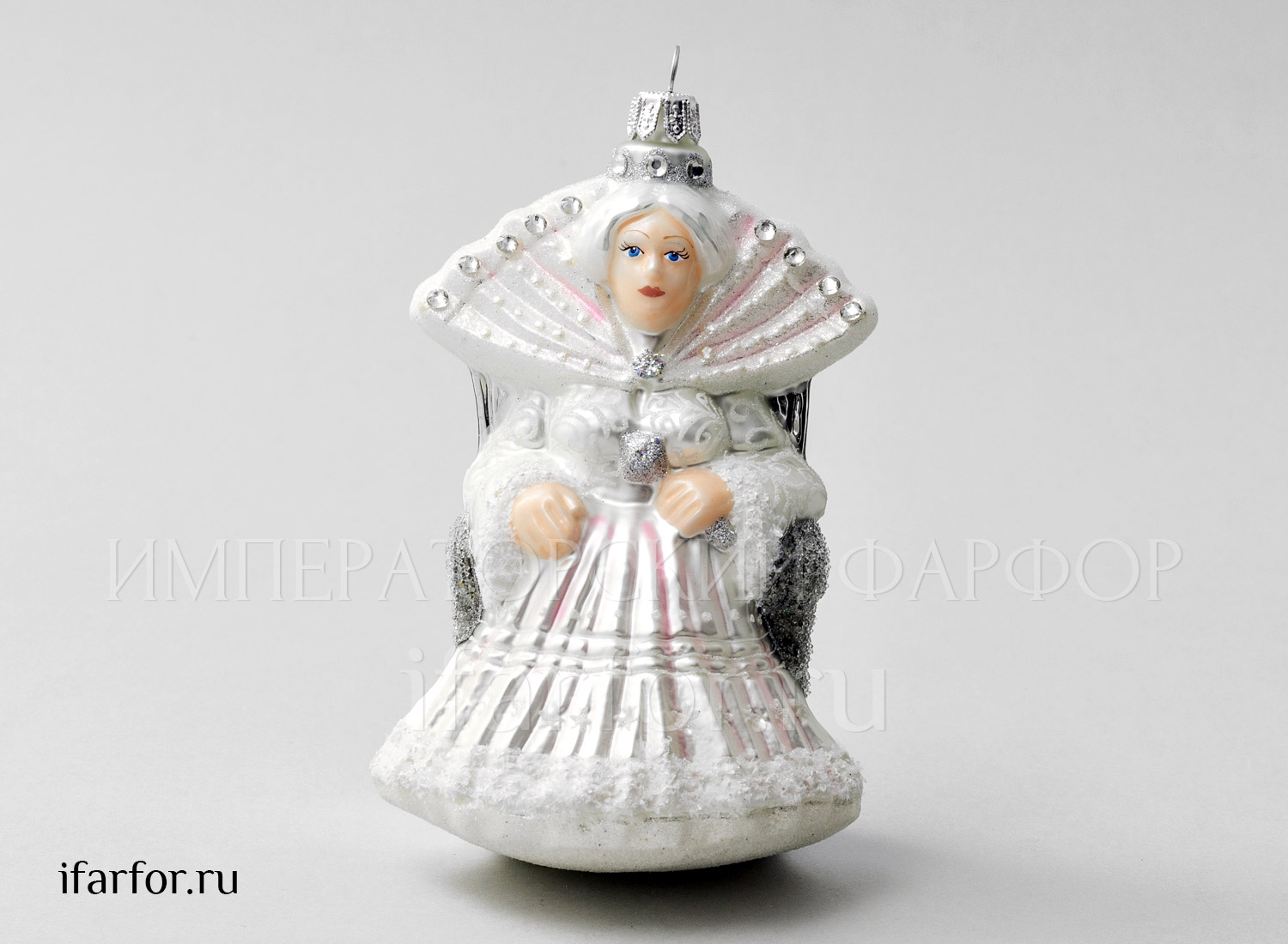Елочная игрушка «Снежная королева со стразами»
