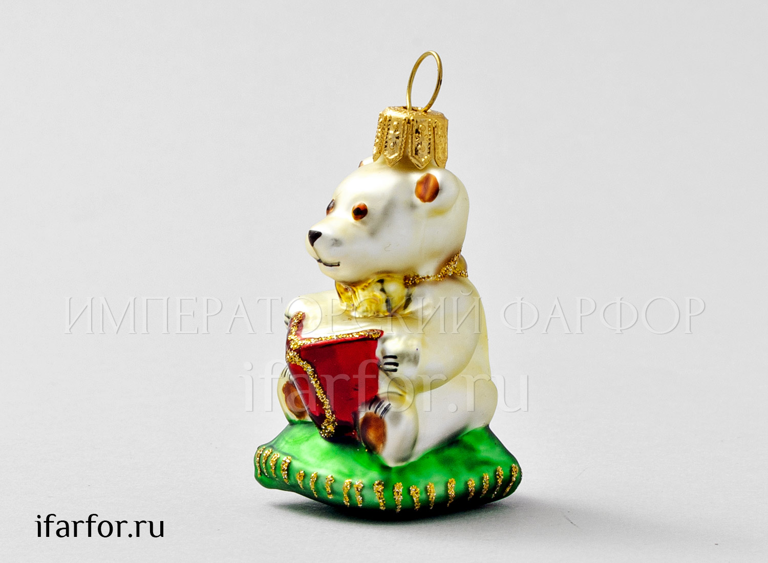 Елочная игрушка «Мишка Тедди. Мишка Тедди с книгой»