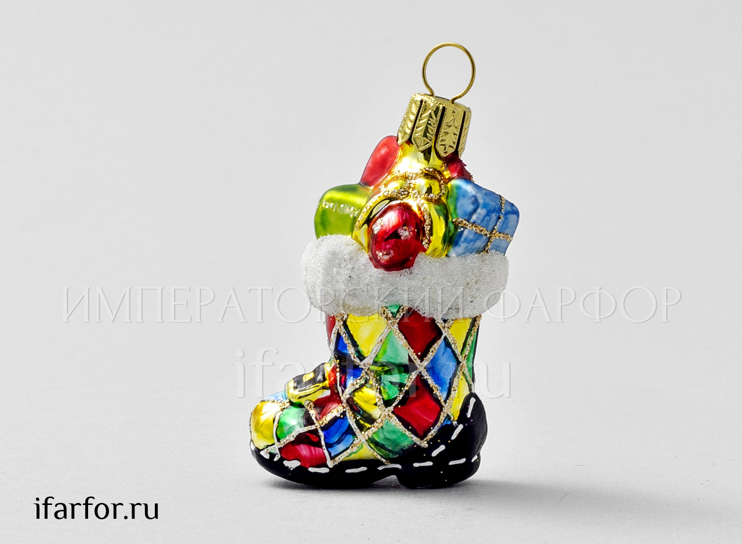 Елочная игрушка «Сапог»
