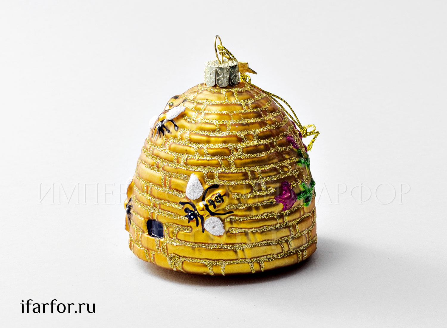 Елочная игрушка «Золотой улей»