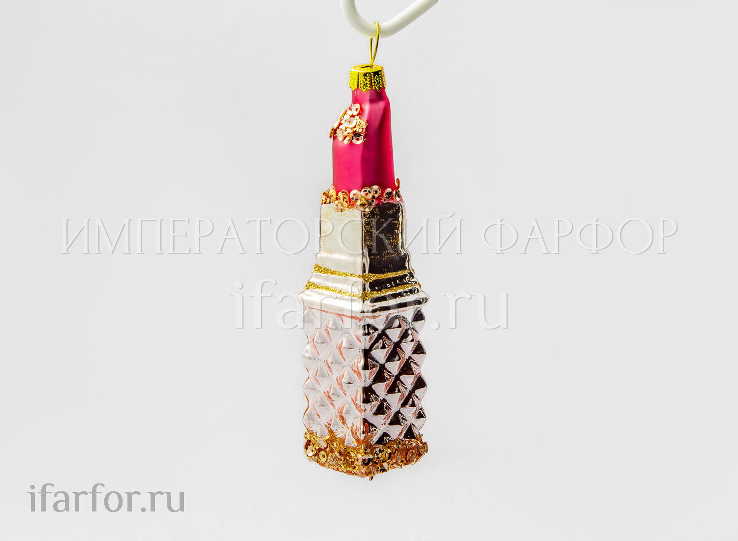 Елочная игрушка «Губная помада»