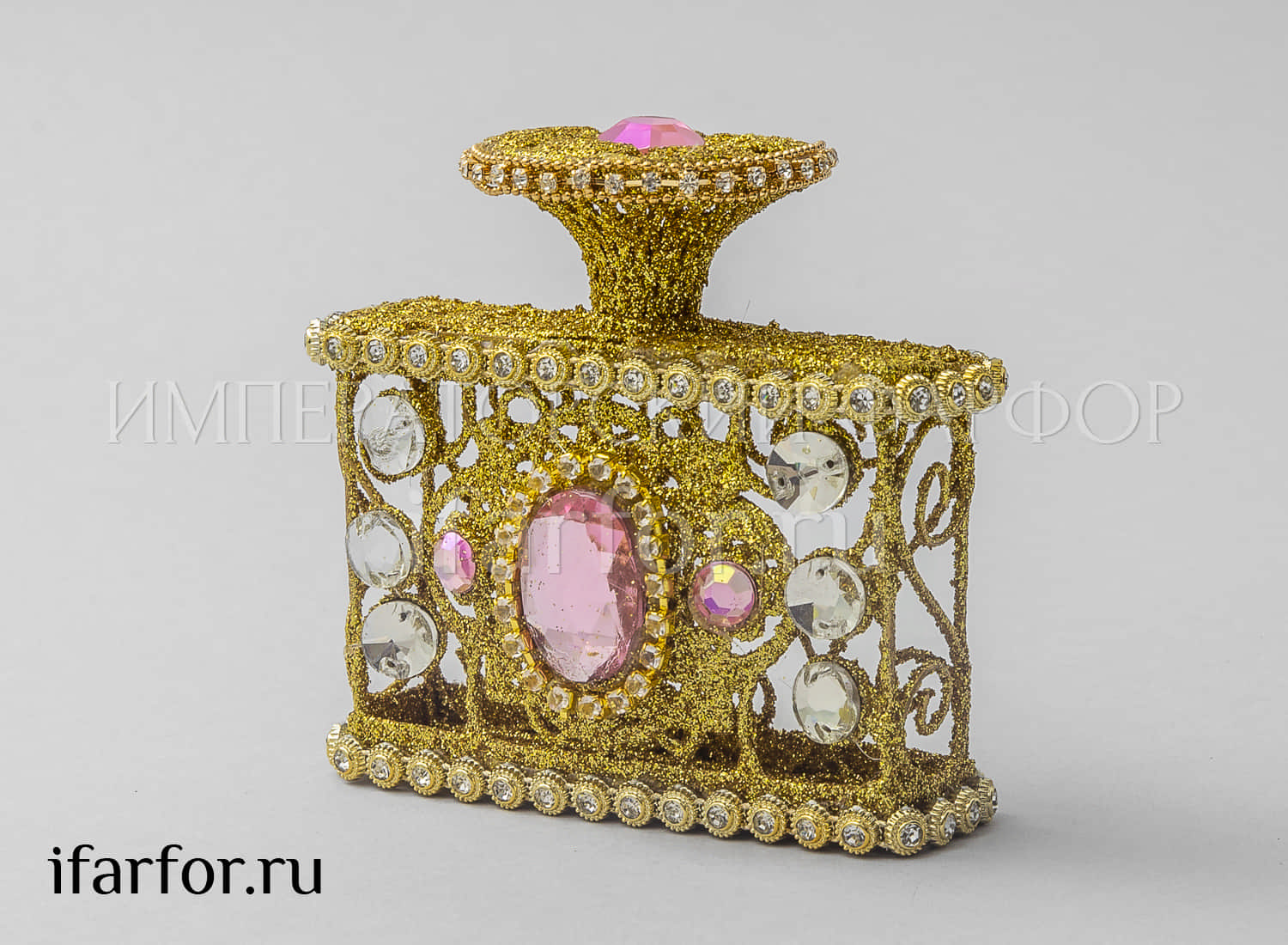 Елочная игрушка «Флакон для духов»