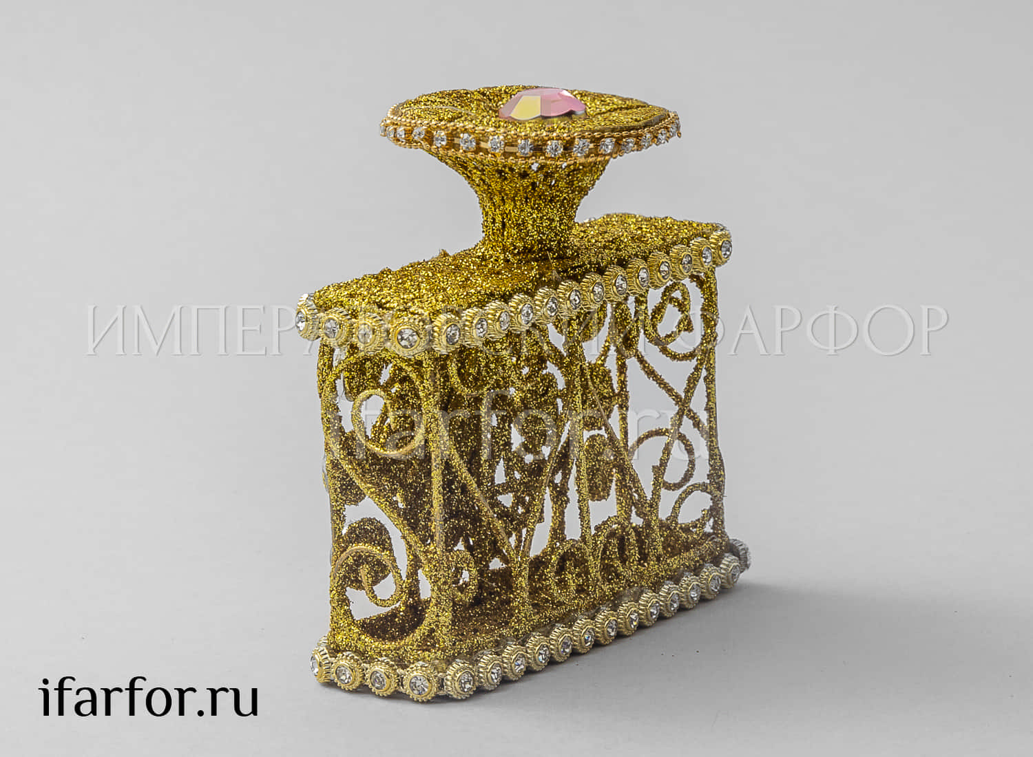 Елочная игрушка «Флакон для духов»
