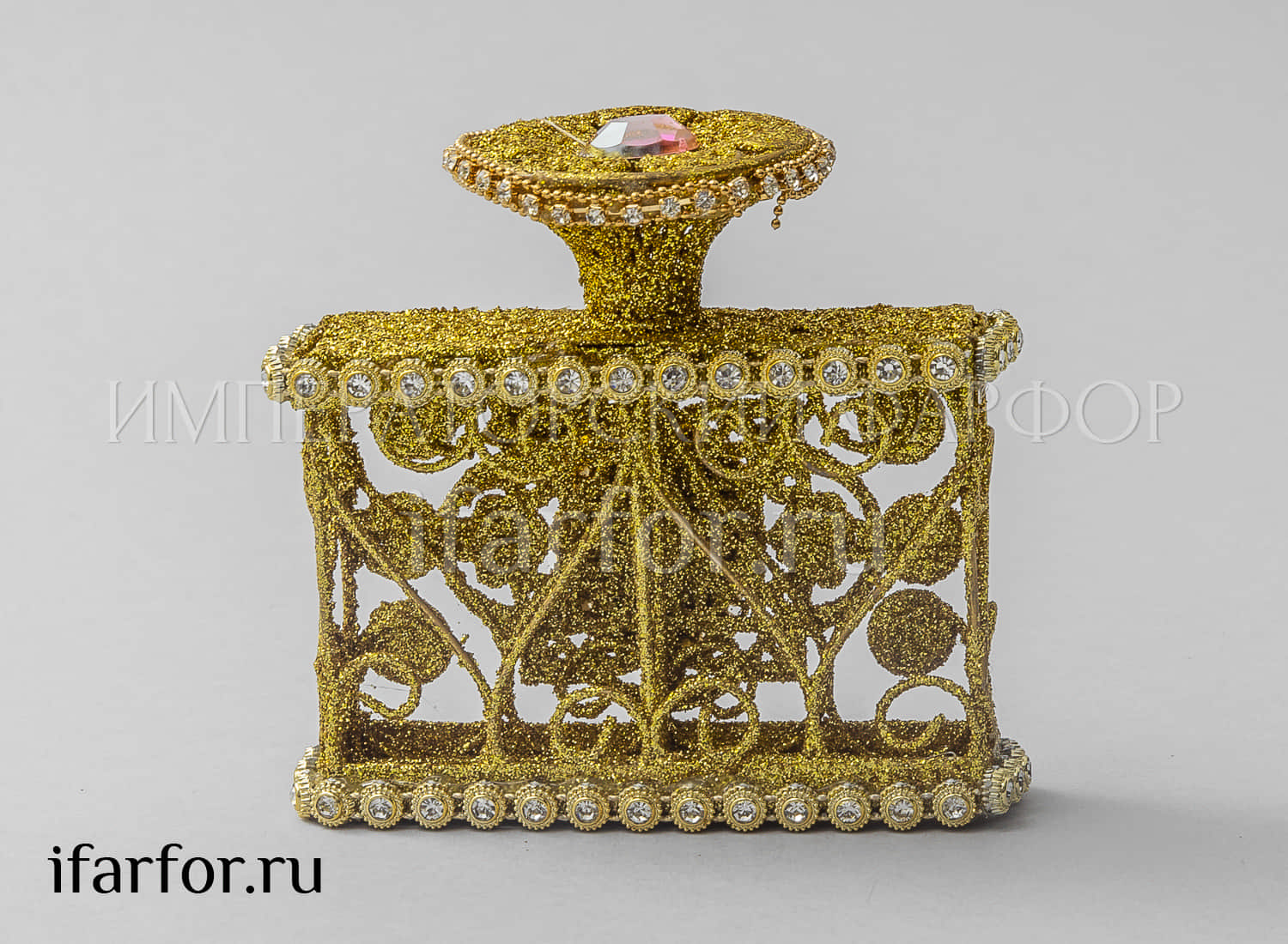 Елочная игрушка «Флакон для духов»