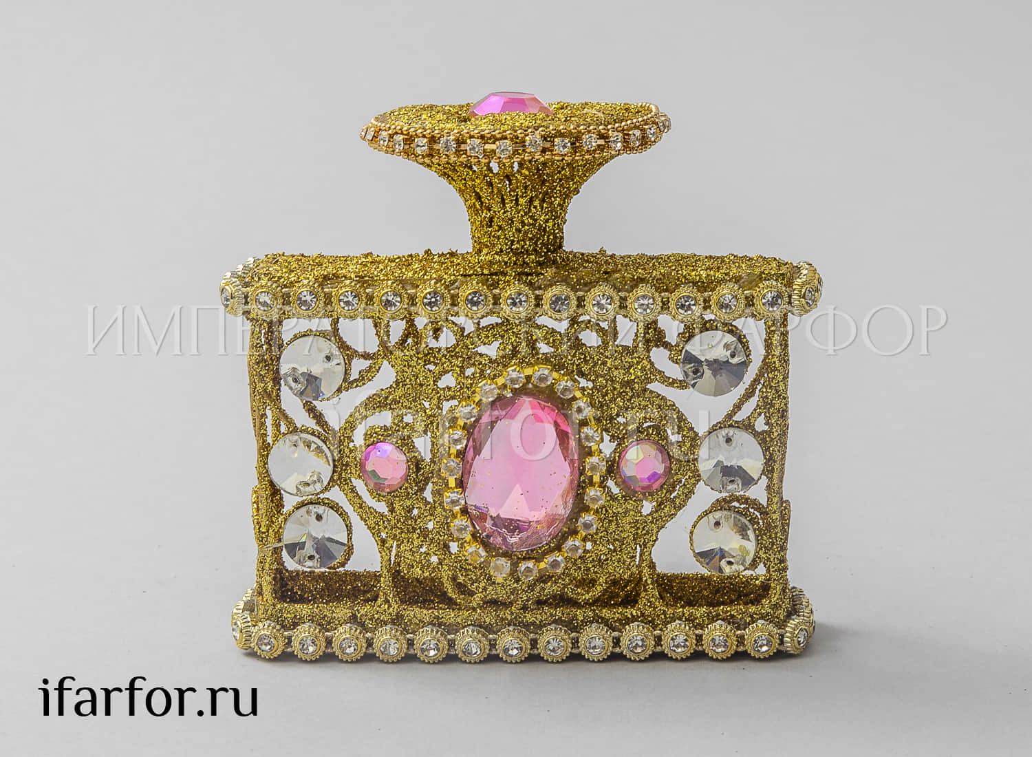 Елочная игрушка «Флакон для духов»