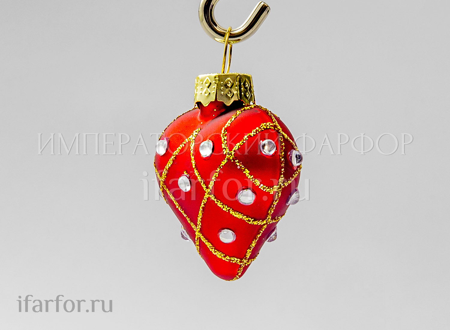 Елочная игрушка «Сердечко»