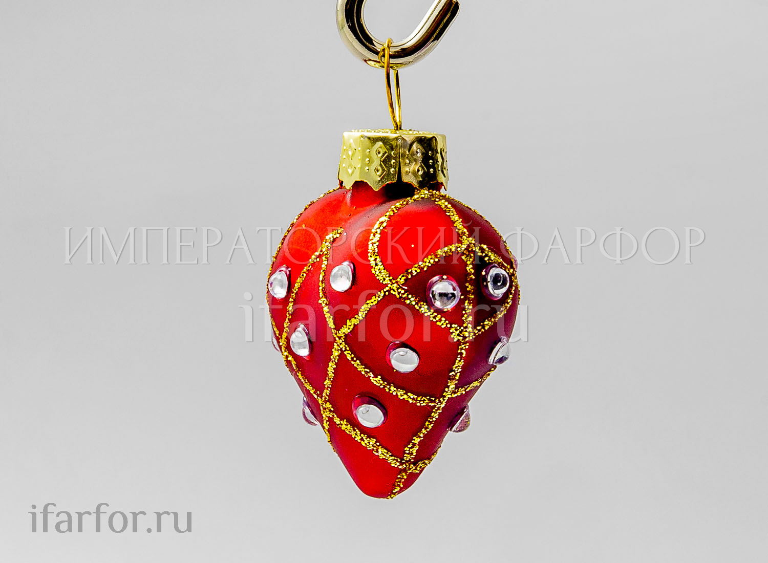 Елочная игрушка «Сердечко»