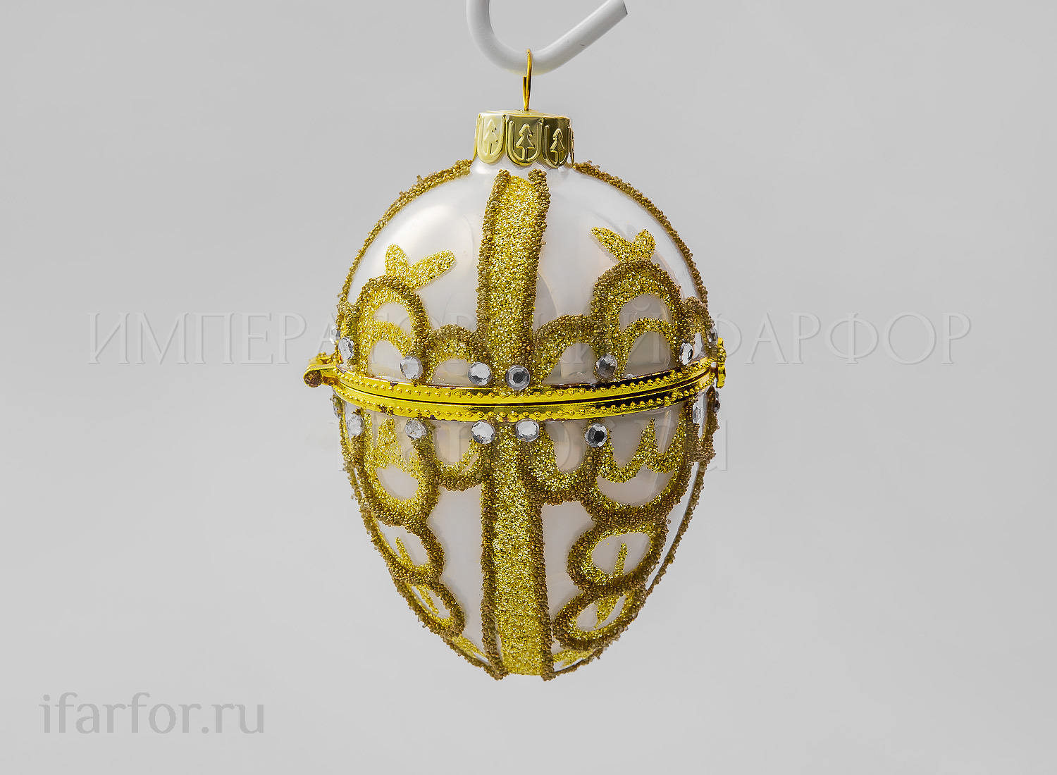 Елочная игрушка «Шкатулка Яйцо Фаберже»
